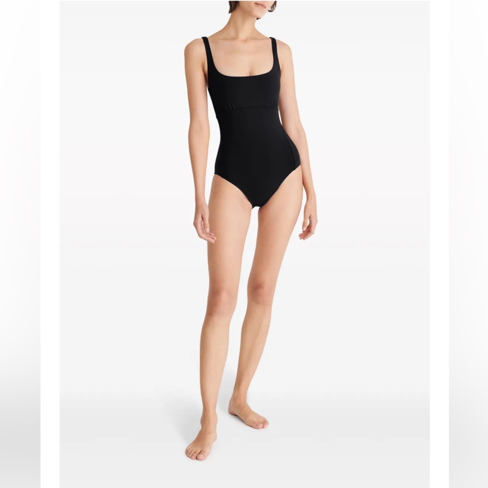 NEW w/tags ERES Classic Black One-Piece Swimsuit Shapewear XL 16 14